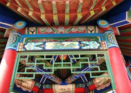 古建筑手工彩绘